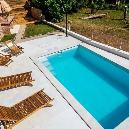 Stone Katarina With Pool Villa Klimno